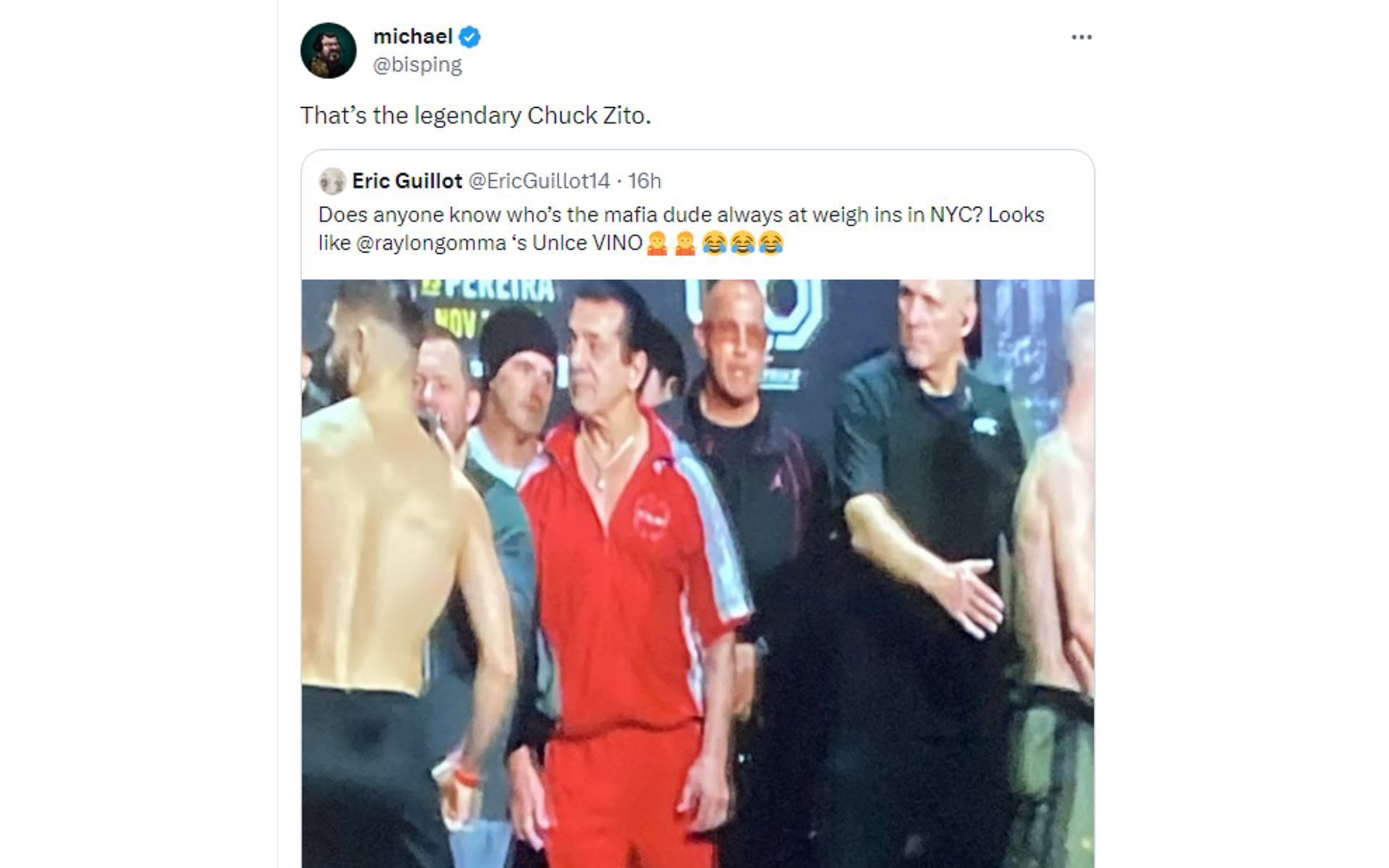 Michael Bisping responds to fan